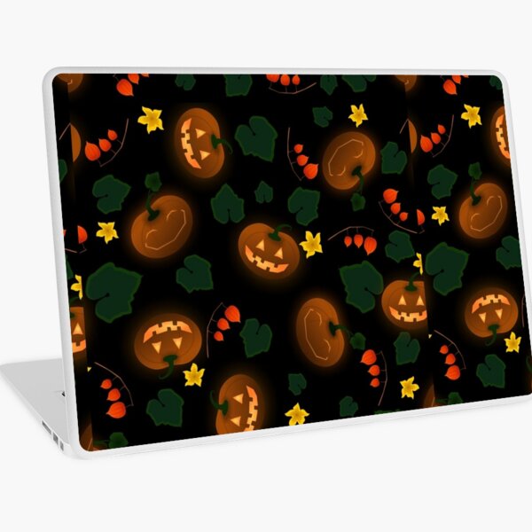 Item preview, Abstract Funny Scary Orange Pumpkins Halloween Pattern designed and sold by silviaol.