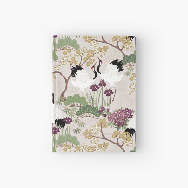 Japanese Garden Gold Hardcover Journal