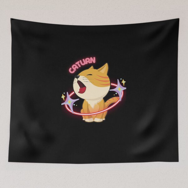 Item preview, Caturn!!!! Cat like a Saturn! designed and sold by jamiebertone.