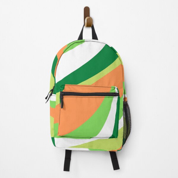 Item preview, Orange and Green Stripes designed and sold by Pearl-Island.