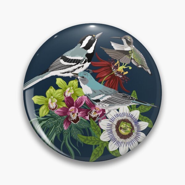 Item preview, Orchids, Passionflower and Birds designed and sold by Judit Gueth.