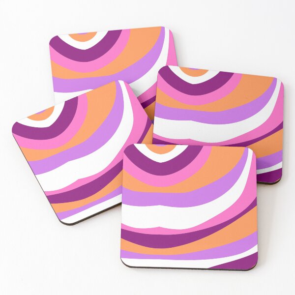 Item preview, Pink And Purple And White Color Stripes designed and sold by Pearl-Island.