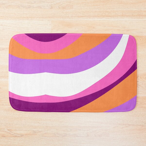 Item preview, Pink And Purple And White Color Stripes designed and sold by Pearl-Island.
