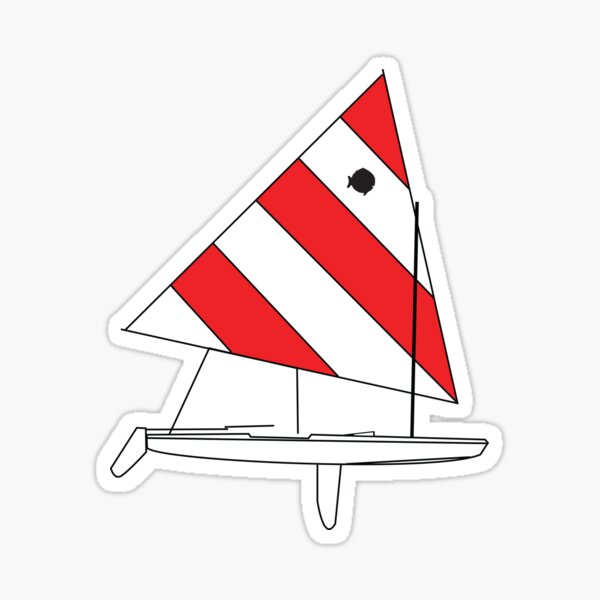 sunfish sailboat stickers