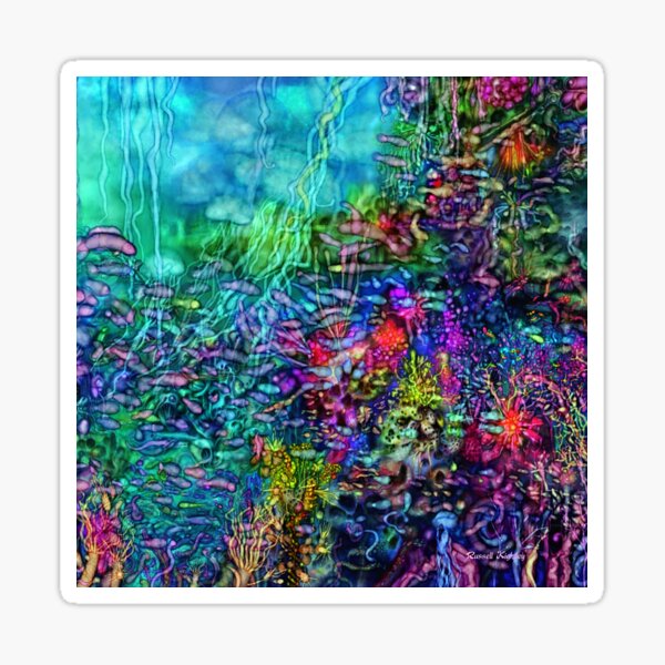 Qualia's Reef Right Sticker