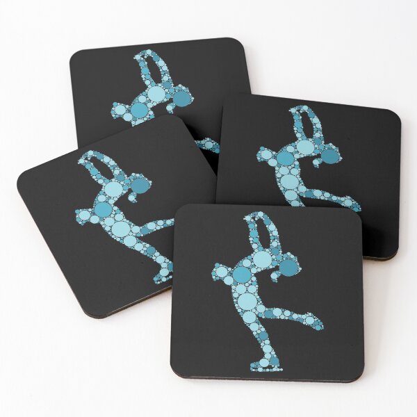 Item preview, International Dot Day | Blue Polka Dots Ice Skater Girl designed and sold by GravitiTees.