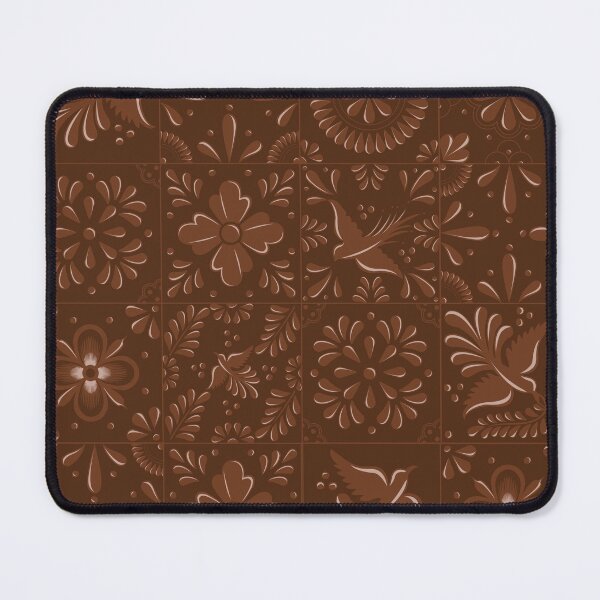 Item preview, Mexican Brown Talavera Tile Pattern by Akbaly designed and sold by Akbaly.
