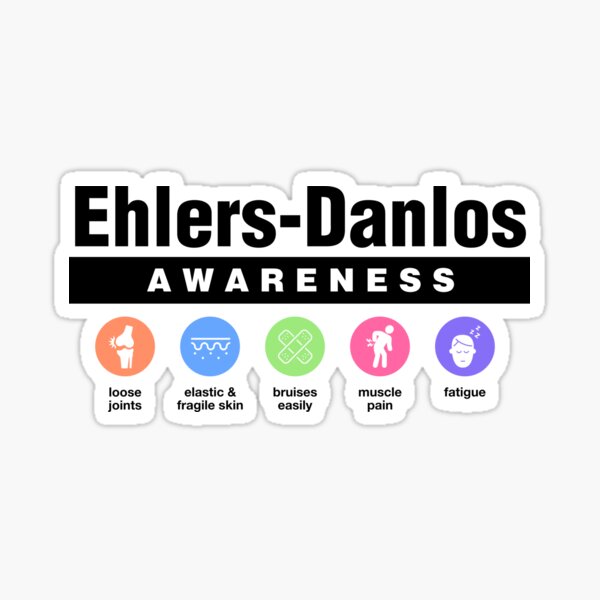 Item preview, Ehlers Danlos Syndrome - Disability Awareness Symptoms designed and sold by SSFootball.