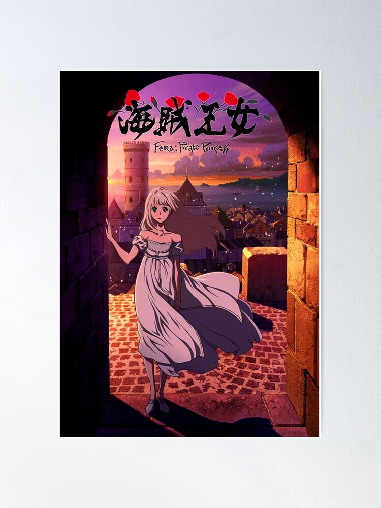 KOURT Kaizoku Oujo Fena Pirate Princess Anime Canvas Poster Wall Art Decor  Print Picture Paintings for Living Room Bedroom Decoration Unframe：