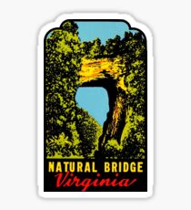 Natural Bridge Virginia Vintage Travel Decal Sticker