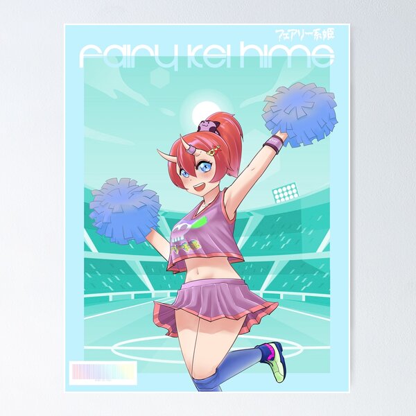 Item preview, Portada de la revista Fairy Kei Hime Cheerleader - Versión en colores pastel designed and sold by Vexic929.