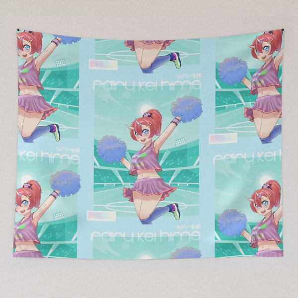 Artikelvorschau, Fairy Kei Hime Cheerleader Magazin-Cover - Pastell-Version entworfen und verkauft von Vexic929.