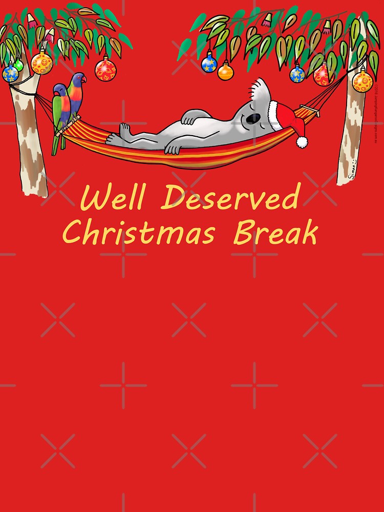 Koala Relaxing on its Hammock on a Well Deserved Christmas Break by JumpingKangaroo
