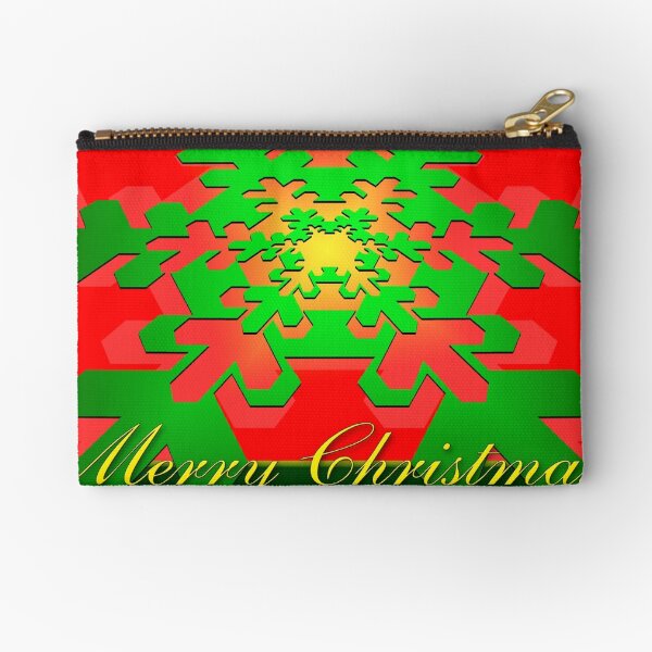 green Zipper Pouch