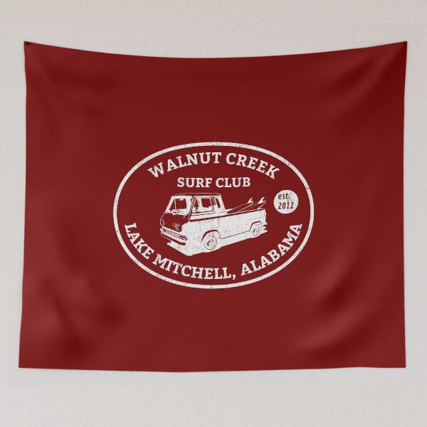 Item preview, Walnut Creek Surf Club • Lake Mitchell - Alt 2 Light text designed and sold by AlabamaLakeLife.