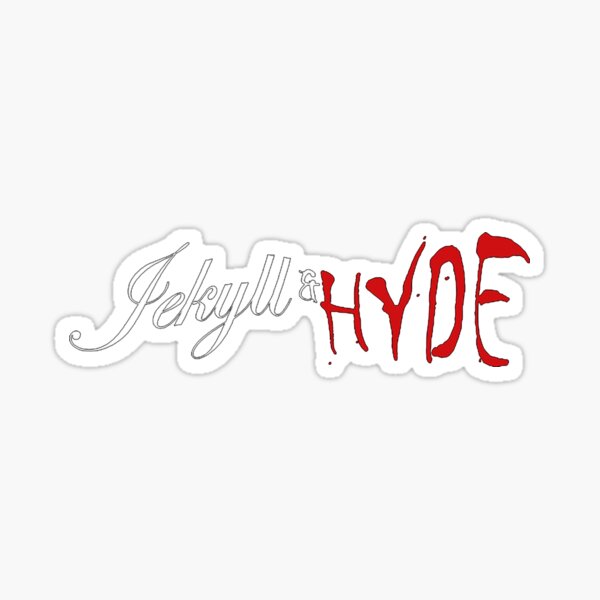 Jekyll & Hyde musical logo Sticker