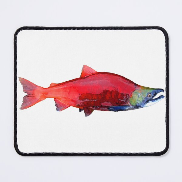 Item preview, Salmon Sockeye Cartoon designed and sold by sd749.