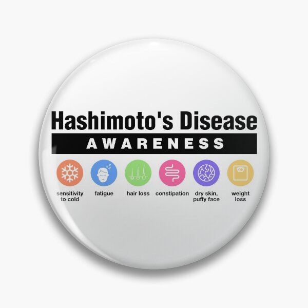 Item preview, Hashimoto's Disease - Disability Awareness Symptoms designed and sold by Picket Club.
