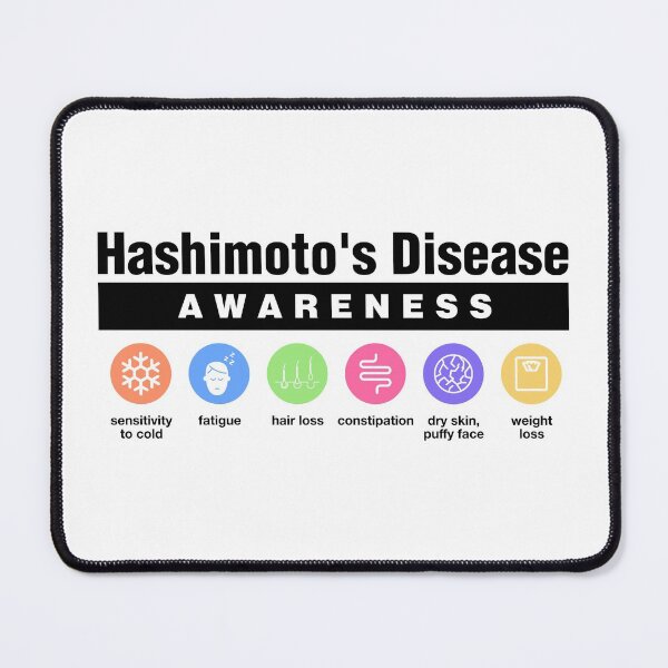 Item preview, Hashimoto's Disease - Disability Awareness Symptoms designed and sold by Picket Club.