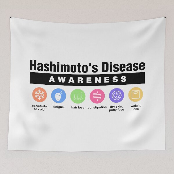 Item preview, Hashimoto's Disease - Disability Awareness Symptoms designed and sold by Picket Club.