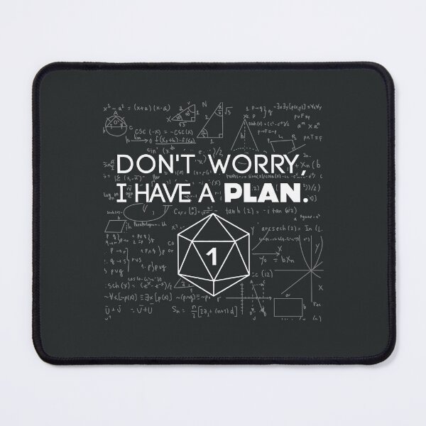 Item preview, Don't Worry I Have A Plan Dice DND Role Playing designed and sold by TristaBeato.