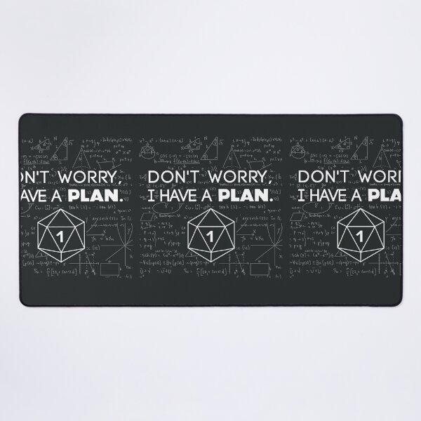 Item preview, Don't Worry I Have A Plan Dice DND Role Playing designed and sold by TristaBeato.
