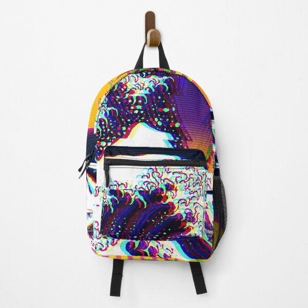 Item preview, Great Wave off Kanagawa Vaporwave Aesthetic designed and sold by ind3finite.