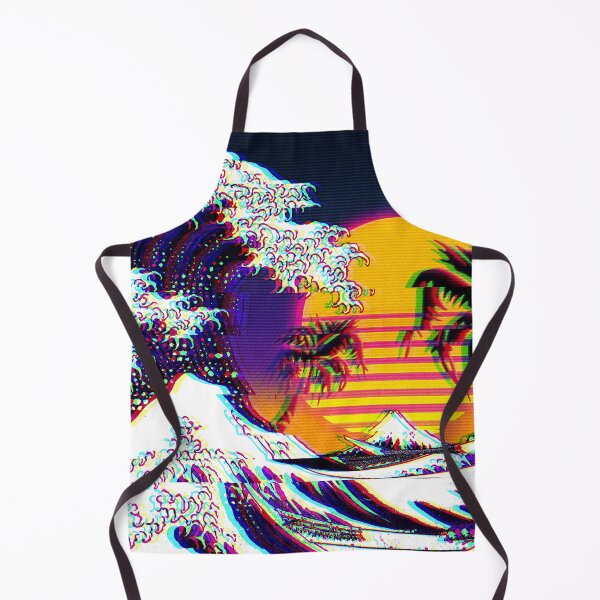 Item preview, Great Wave off Kanagawa Vaporwave Aesthetic designed and sold by ind3finite.