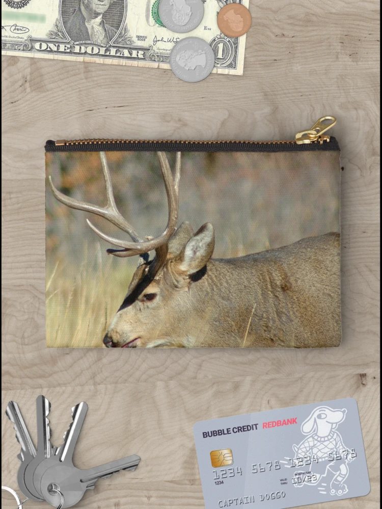 Thumbnail 3 of 4, Zipper Pouch, Fall Stag  designed and sold by Holly Werner.