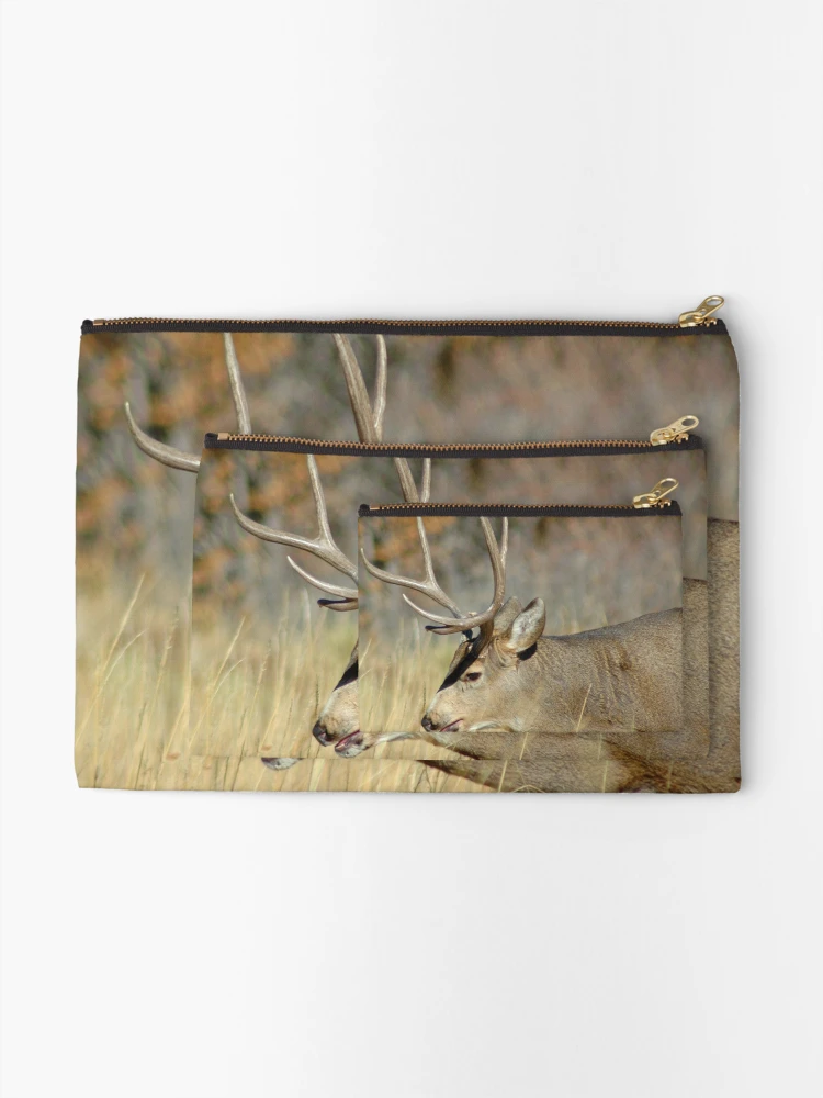 Thumbnail 2 of 4, Zipper Pouch, Fall Stag  designed and sold by Holly Werner.