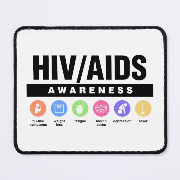 Item preview, HIV / AIDS - Disability Awareness Symptoms designed and sold by Picket Club.