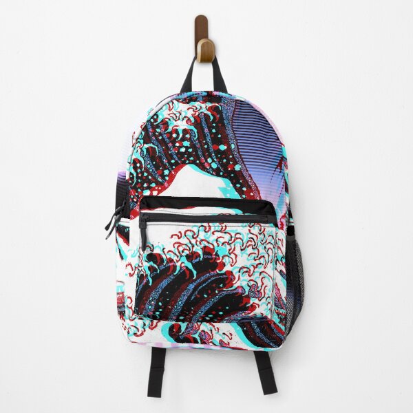 Item preview, Great Wave off Kanagawa Vaporwave Aesthetic designed and sold by ind3finite.
