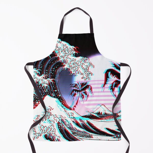 Item preview, Great Wave off Kanagawa Vaporwave Aesthetic designed and sold by ind3finite.