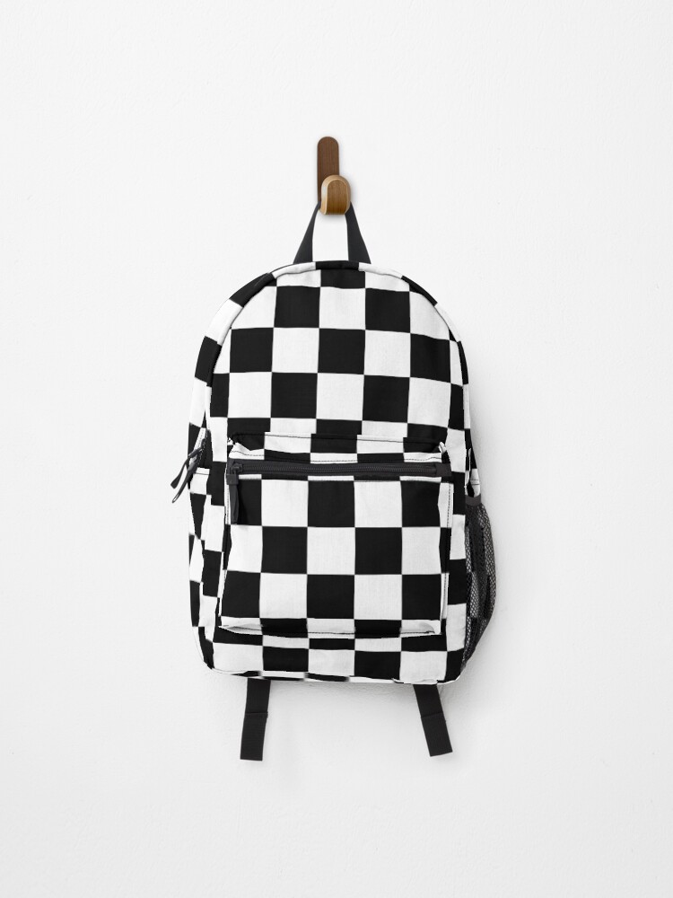 checkered flag backpack