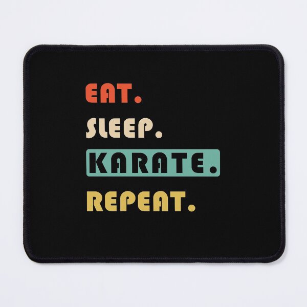 Item preview, EAT SLEEP KARATE REPEAT designed and sold by Landesign.