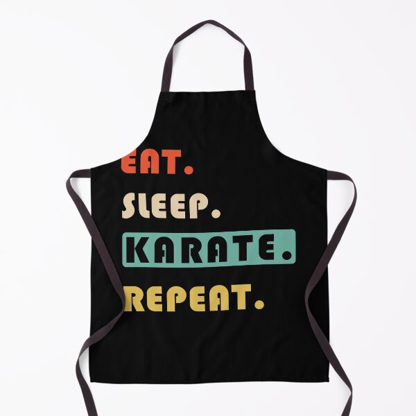 Item preview, EAT SLEEP KARATE REPEAT designed and sold by Landesign.