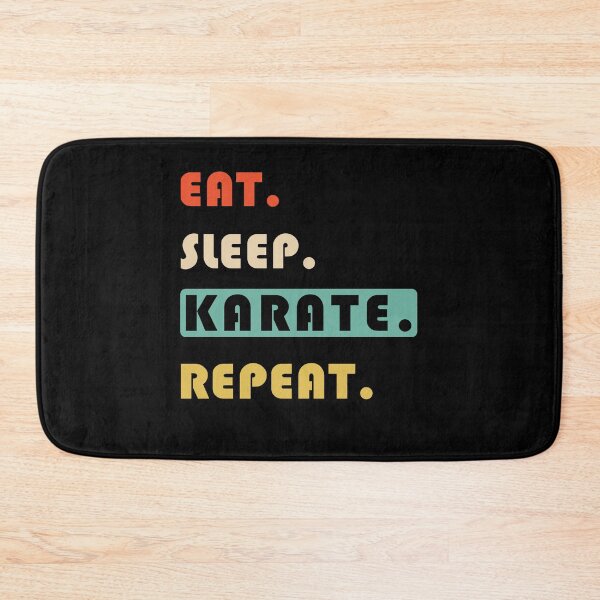 Item preview, EAT SLEEP KARATE REPEAT designed and sold by Landesign.