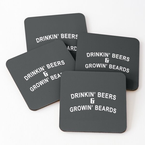 Item preview, Drinkin' Beers & Growing Beards Funny Drinking designed and sold by TristaBeato.