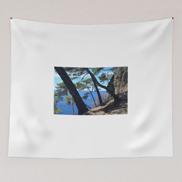 Item preview, Beautiful natural landscape with threes and the sea in Portofino, Italy designed and sold by oanaunciuleanu.