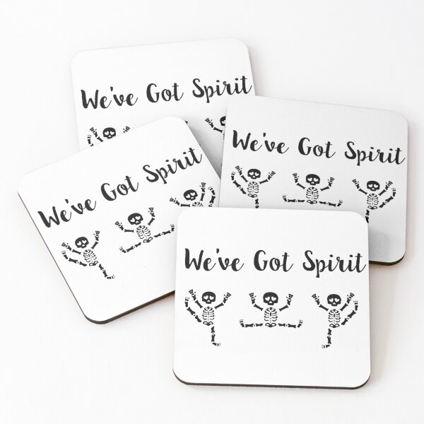 Item preview, Skeleton Cheerleaders | We've Got Spirit designed and sold by llevine2934.
