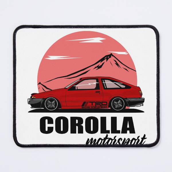 Item preview, Red Corolla Classic Car Japanese Sports JDM Cars designed and sold by anjanaartz.