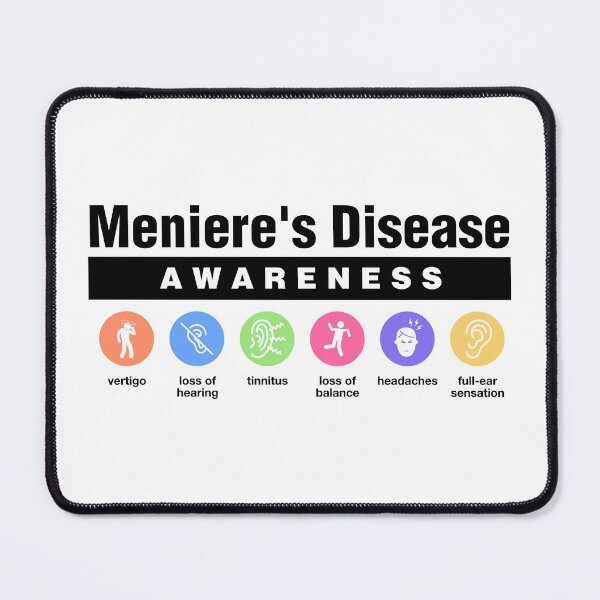 Item preview, Meniere's Disease - Disability Awareness Symptoms designed and sold by Picket Club.