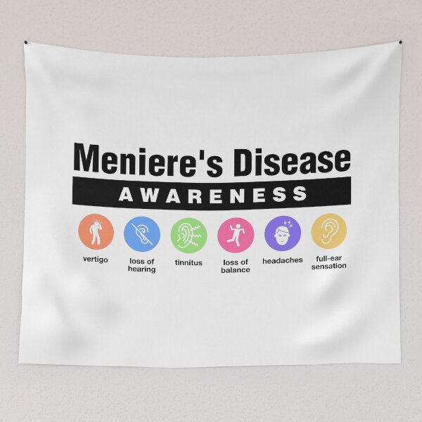 Item preview, Meniere's Disease - Disability Awareness Symptoms designed and sold by Picket Club.
