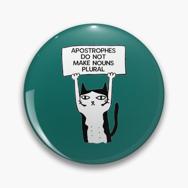 Item preview, Apostrophes do not make nouns plural cat red  designed and sold by quanpho.