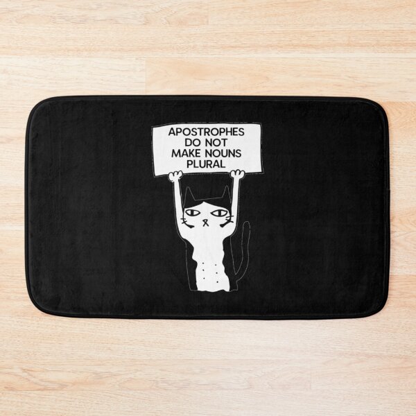 Item preview, Apostrophes do not make nouns plural cat red  designed and sold by quanpho.