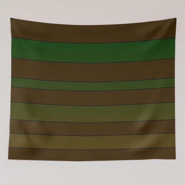 Item preview, brown and green gradient stripe designed and sold by The Poette.
