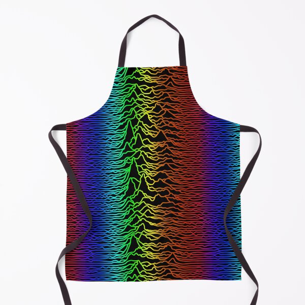 Item preview, Sound Wave - Rainbow on black background designed and sold by bunbun369.