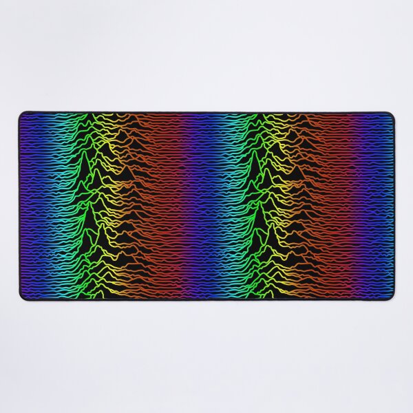 Item preview, Sound Wave - Rainbow on black background designed and sold by bunbun369.