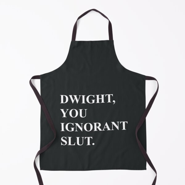 Item preview, Dwight You Ignorant Slut Letter Print Women designed and sold by TristaBeato.