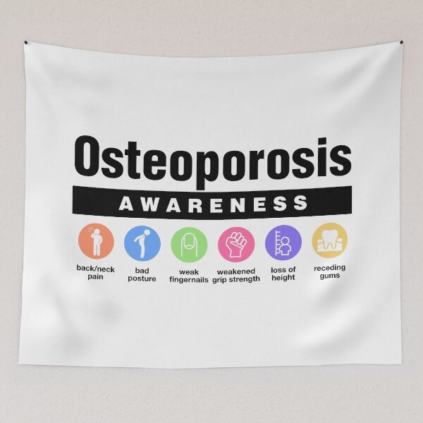 Item preview, Osteoporosis - Disability Awareness Symptoms designed and sold by Picket Club.